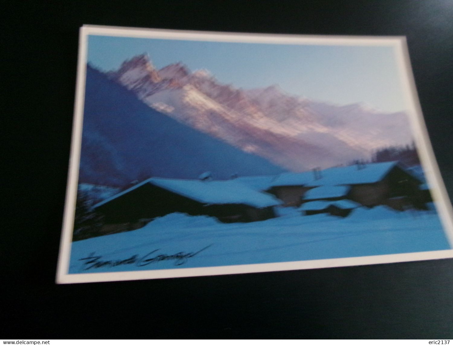 BELLE CARTE PHOTO..DE BERNARD GRANGE......PAYSAGE DE MONTAGNE... - Andere & Zonder Classificatie