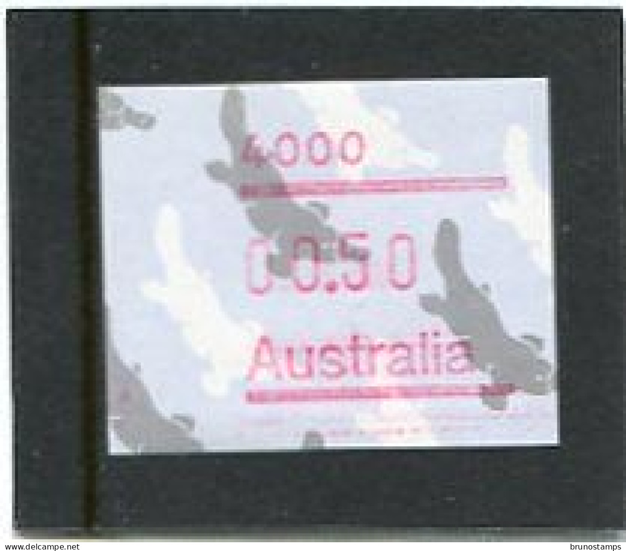 AUSTRALIA - 1986  50c  FRAMA  PLATYPUS  POSTCODE  4000 (BRISBANE)  MINT NH - Viñetas De Franqueo [ATM]