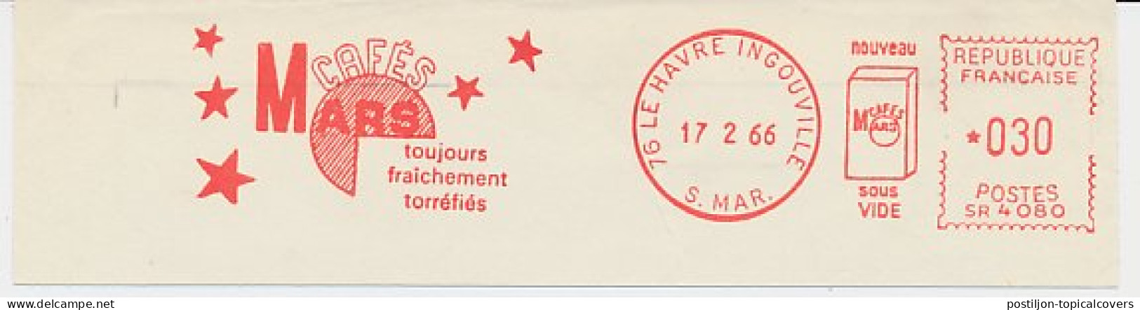 Meter Cut France 1966 Coffee - Mars - Other & Unclassified