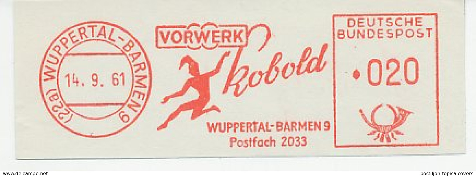 Meter Cut Germany 1961 Kobold - Gnome - Fiabe, Racconti Popolari & Leggende