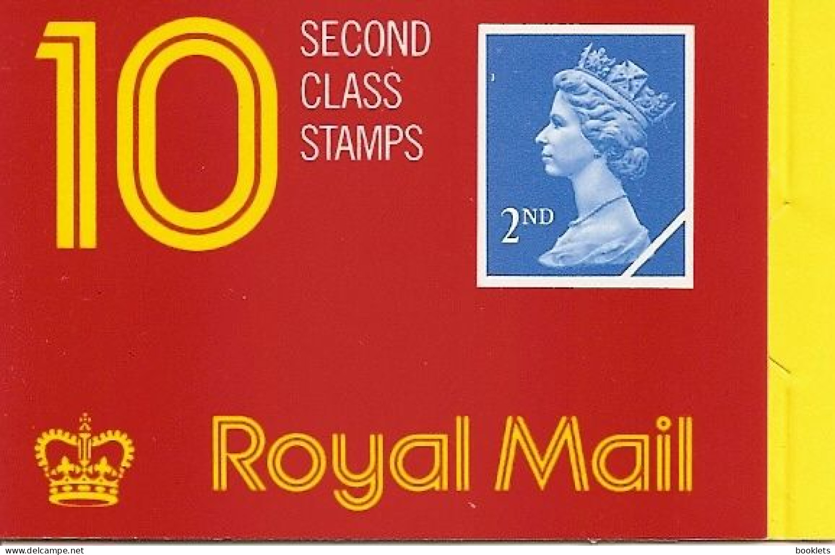 GREAT BRITAIN, WINDOW BOOKLET (RETAIL), 1989, HC1, 10x 2nd - Booklets