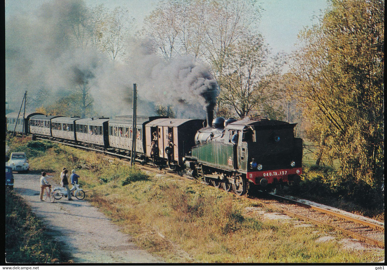 TRAINS ---A.J.E.C.T.A. N° 4 " LE TRAIN DE PAPA "  Locomotive 040 TA 137 De 1922 - Eisenbahnen