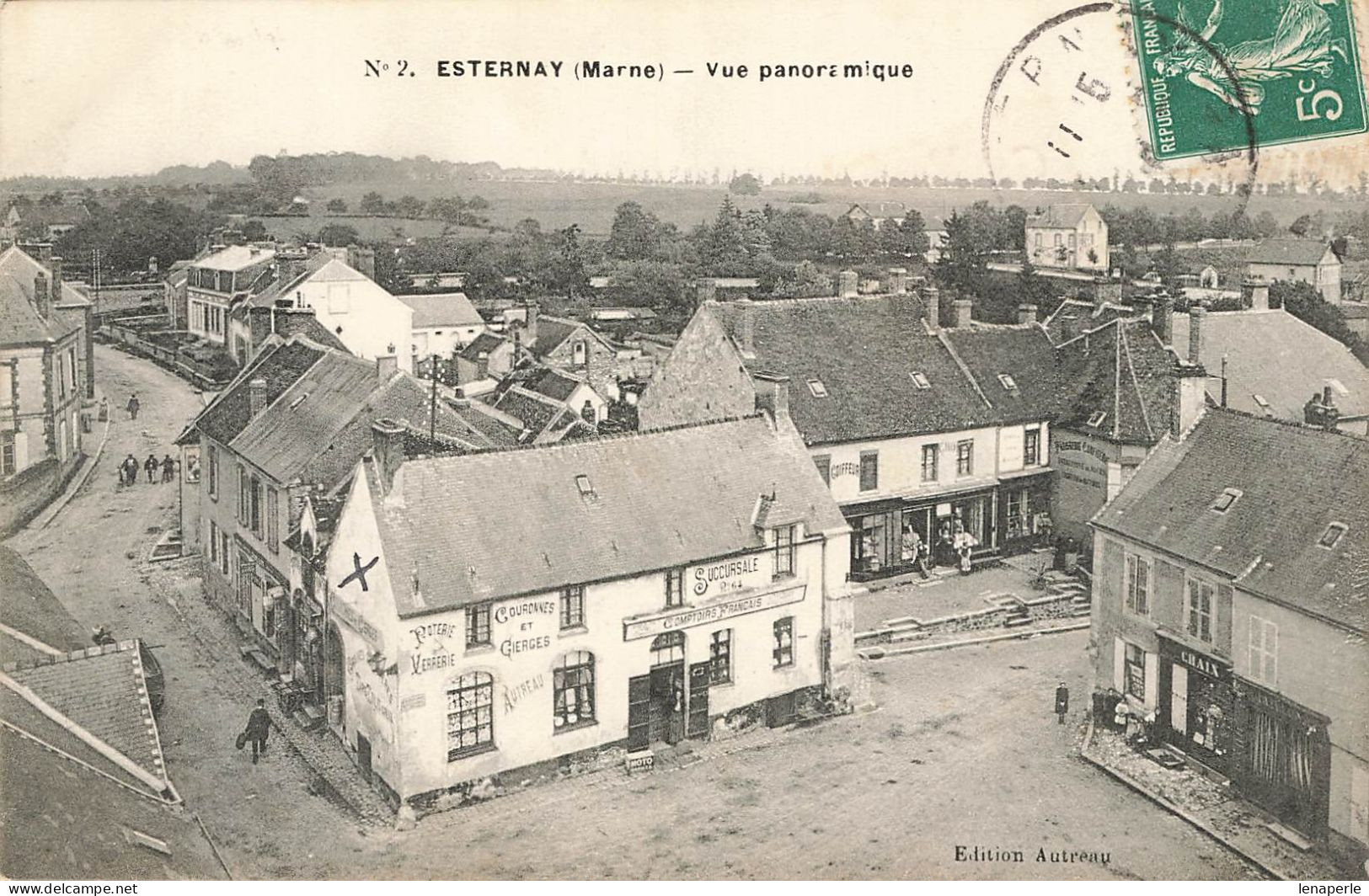 D4317 ESTERNAY Vue Panoramique - Esternay