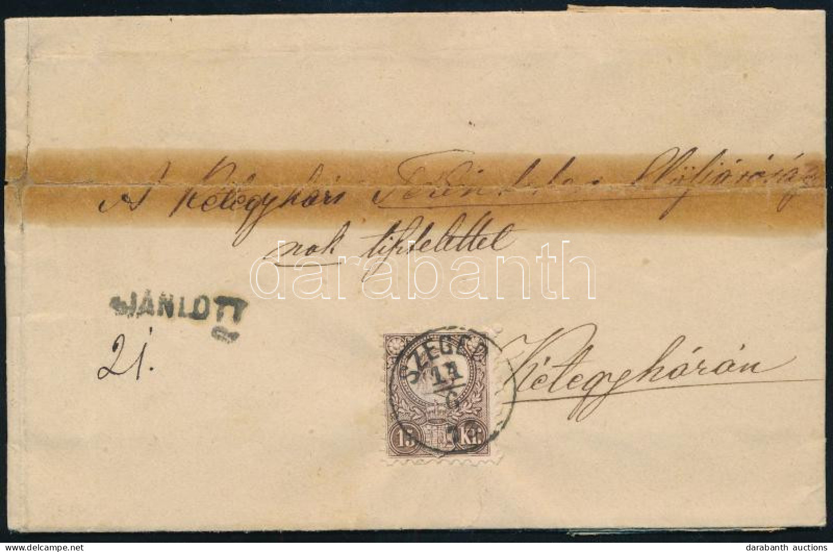 1873 15kr Ajánlott Levélen "SZEGED" - Kétegyháza - Autres & Non Classés