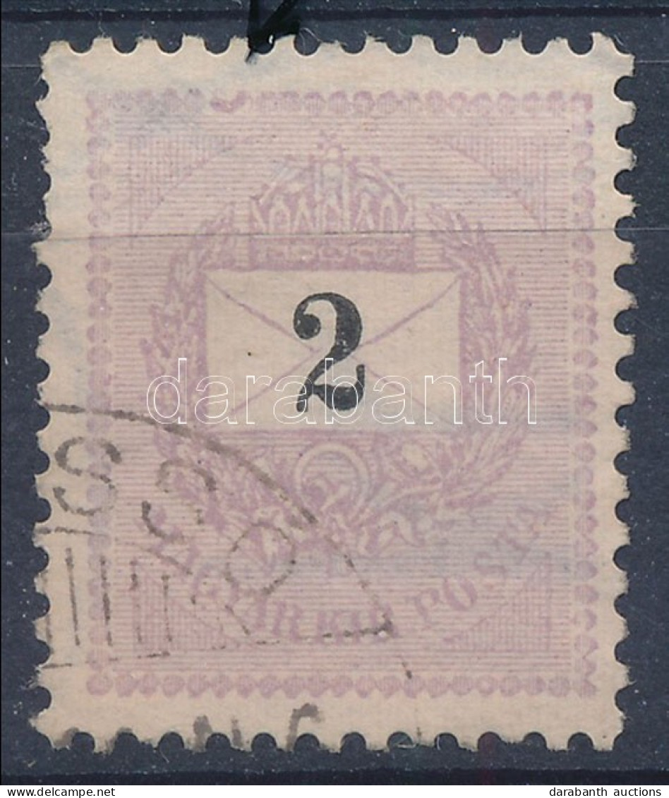 O 1889 2kr Lemezhibával / With Plate Flaw - Other & Unclassified