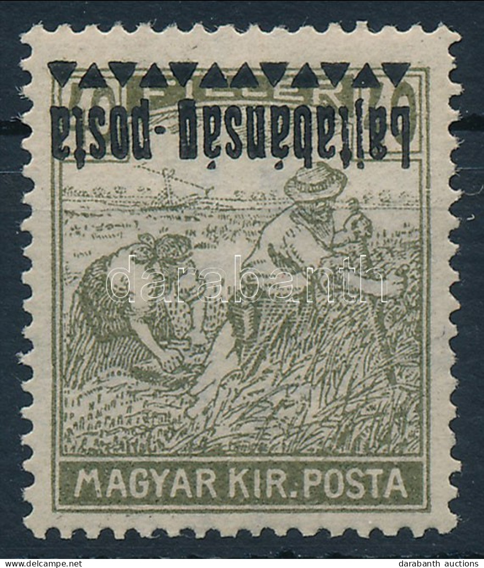 ** Nyugat-Magyarország III. 1921 Arató 40f Fordított Felülnyomással / Inverted Overprint. Signed: Bodor - Otros & Sin Clasificación