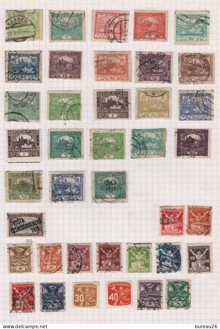 TCHECOSLOVAQUIE  1 Petit Lot Intéressant à étudier - Used Stamps