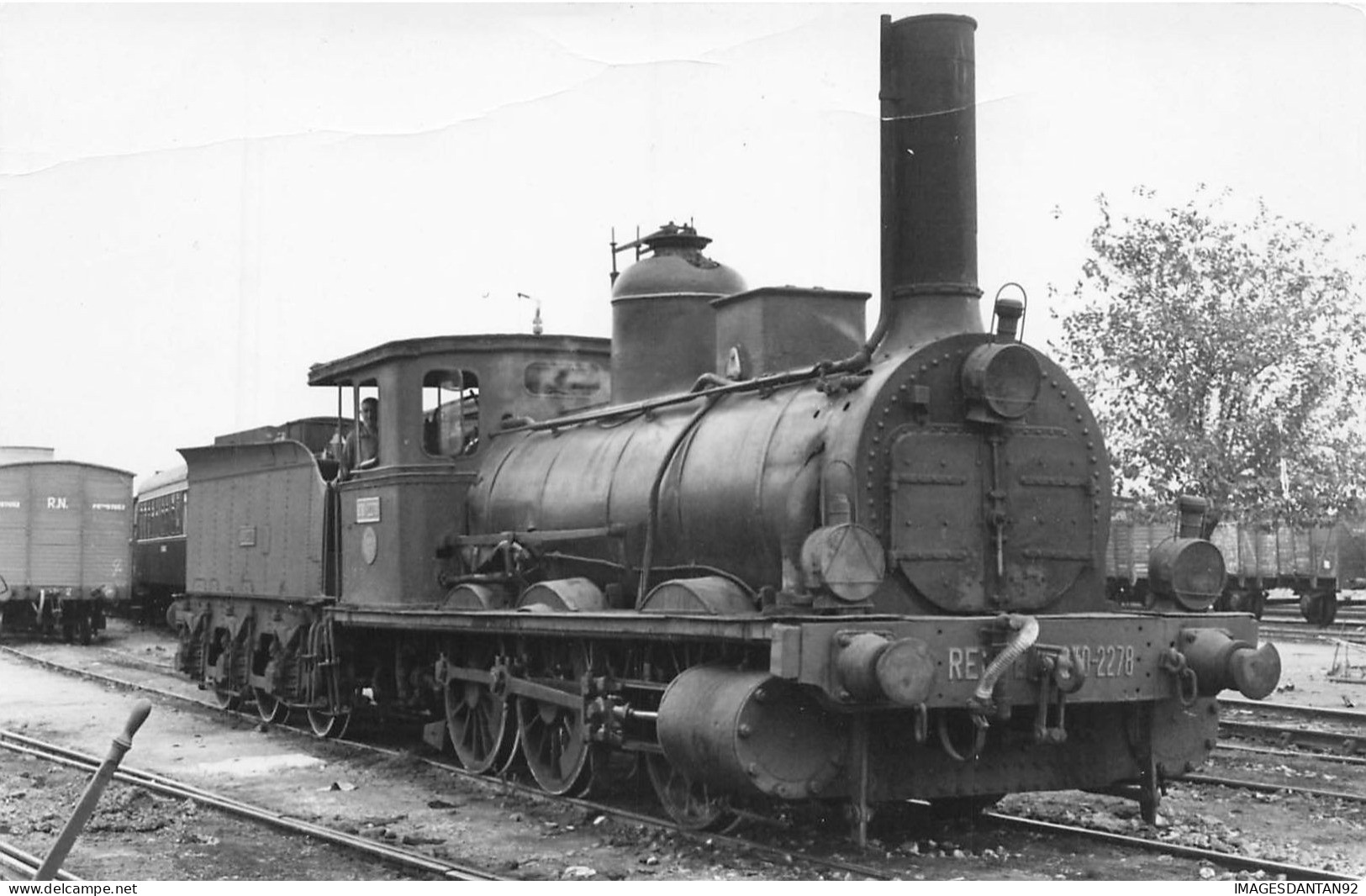 TRAIN #FG56904 TRAIN LOCOMOTIVE N° RE .... 2278 CARTE PHOTO RENAUD A LOCALISER - Eisenbahnen