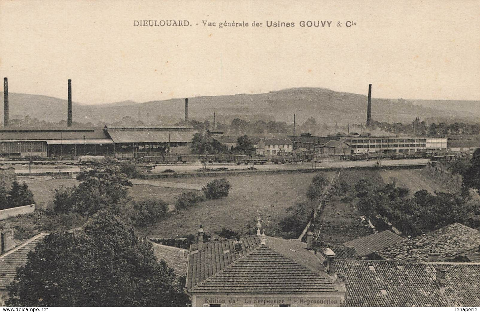 D4321 DIEULOUARD Vue Générale Des Usines GOUVY - Dieulouard