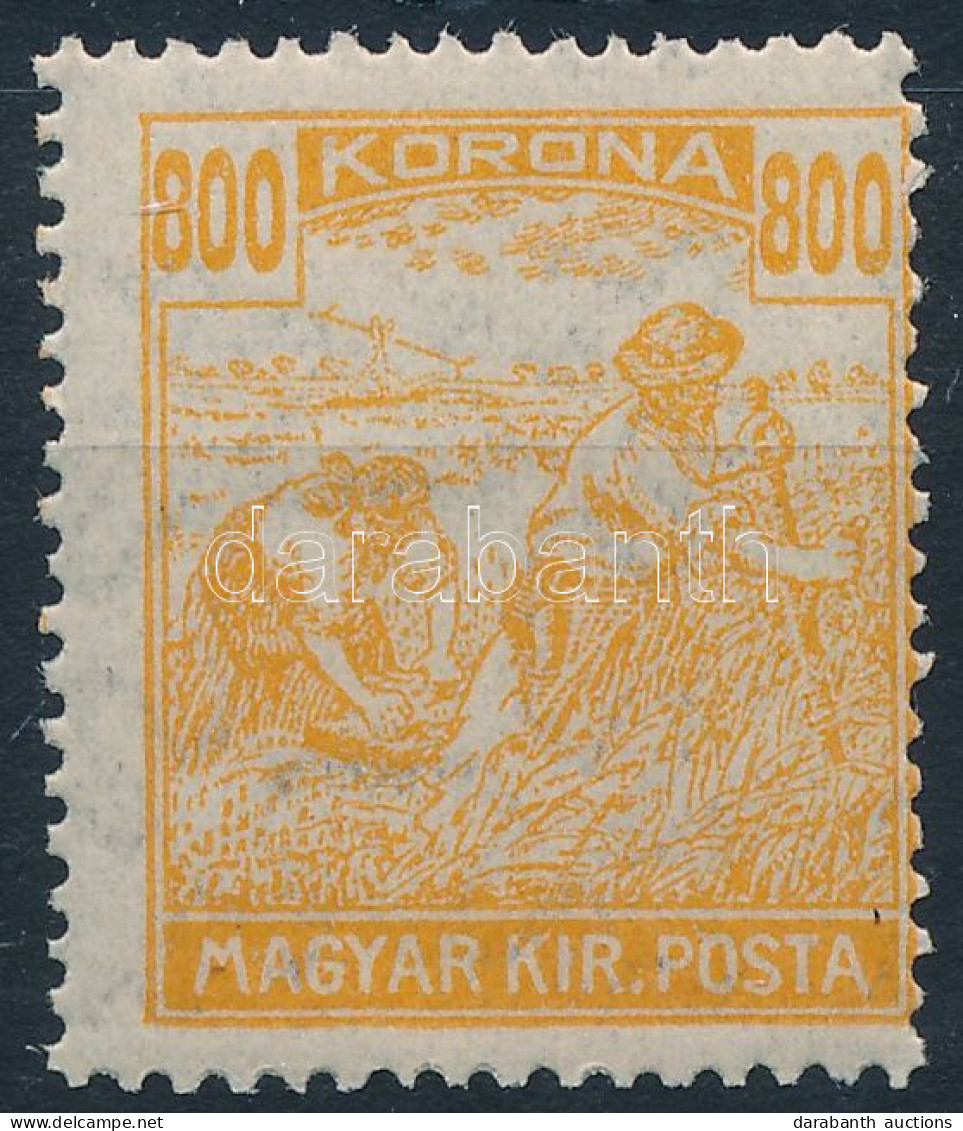 ** 1920/1924 Arató 800K Képbe Fogazva - Other & Unclassified