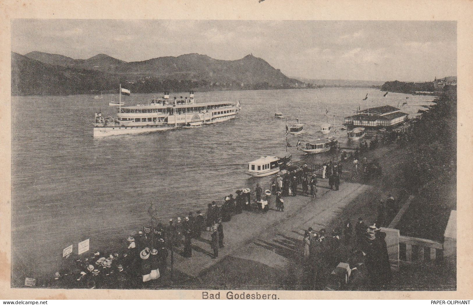 5300 BONN - BAD GODESBERG, Besuch Kaiser Friedrich Wilhelm II, Rückkehr V. Andernach/Maria Laach, Dampfer Kaiser Wilhelm - Bonn