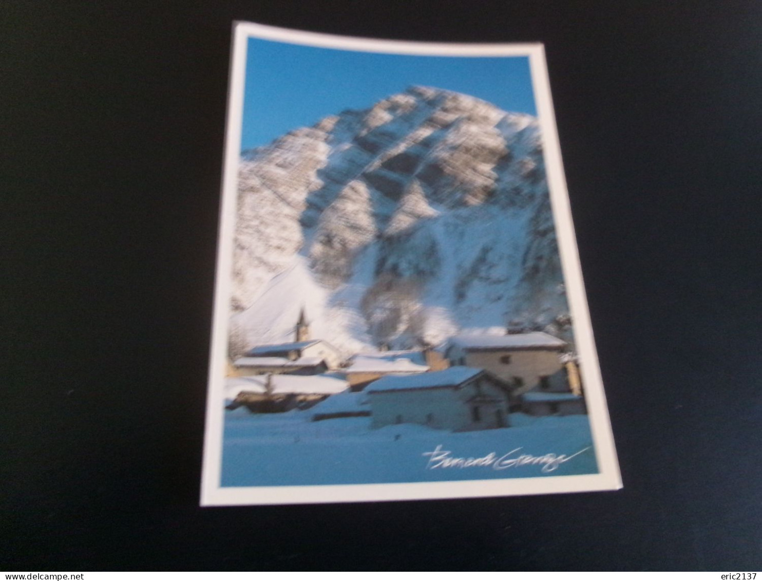 BELLE CARTE PHOTO..DE BERNARD GRANGE......PAYSAGE DE MONTAGNE.. - Andere & Zonder Classificatie