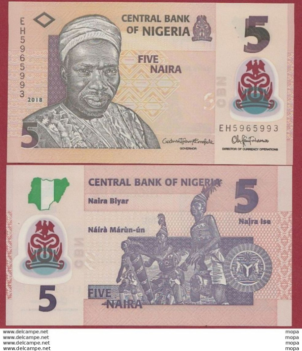 Nigéria 5 Naira 2018 ---UNC (466) - Nigeria