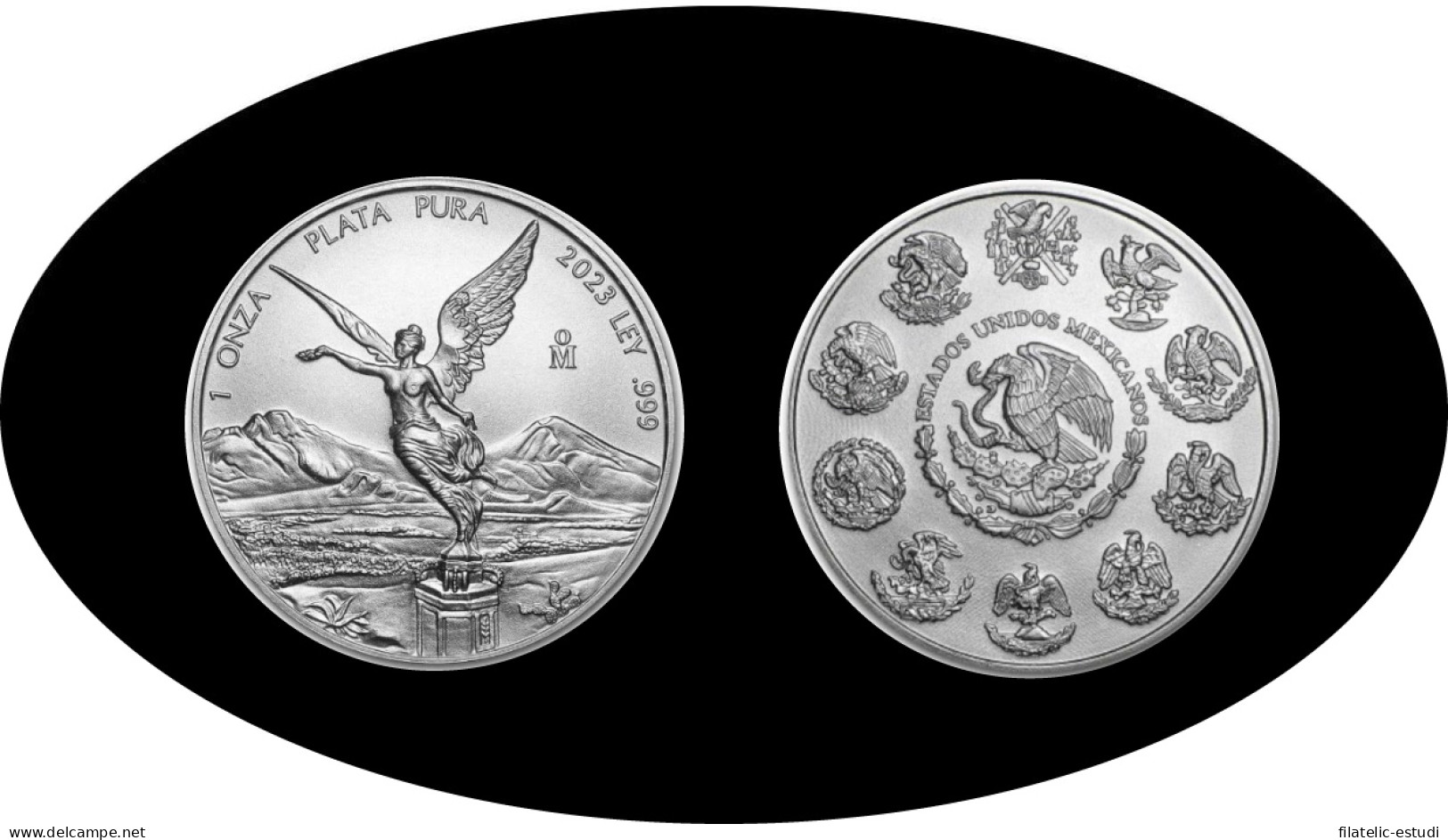 Méjico México 2023 1 Onza Libertad Liberty Plata Silver Ag - Altri & Non Classificati