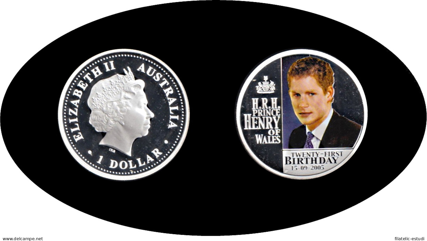 Australia 2005 1 Onza 1 Dólar Príncipe Henry De Gales - Other & Unclassified
