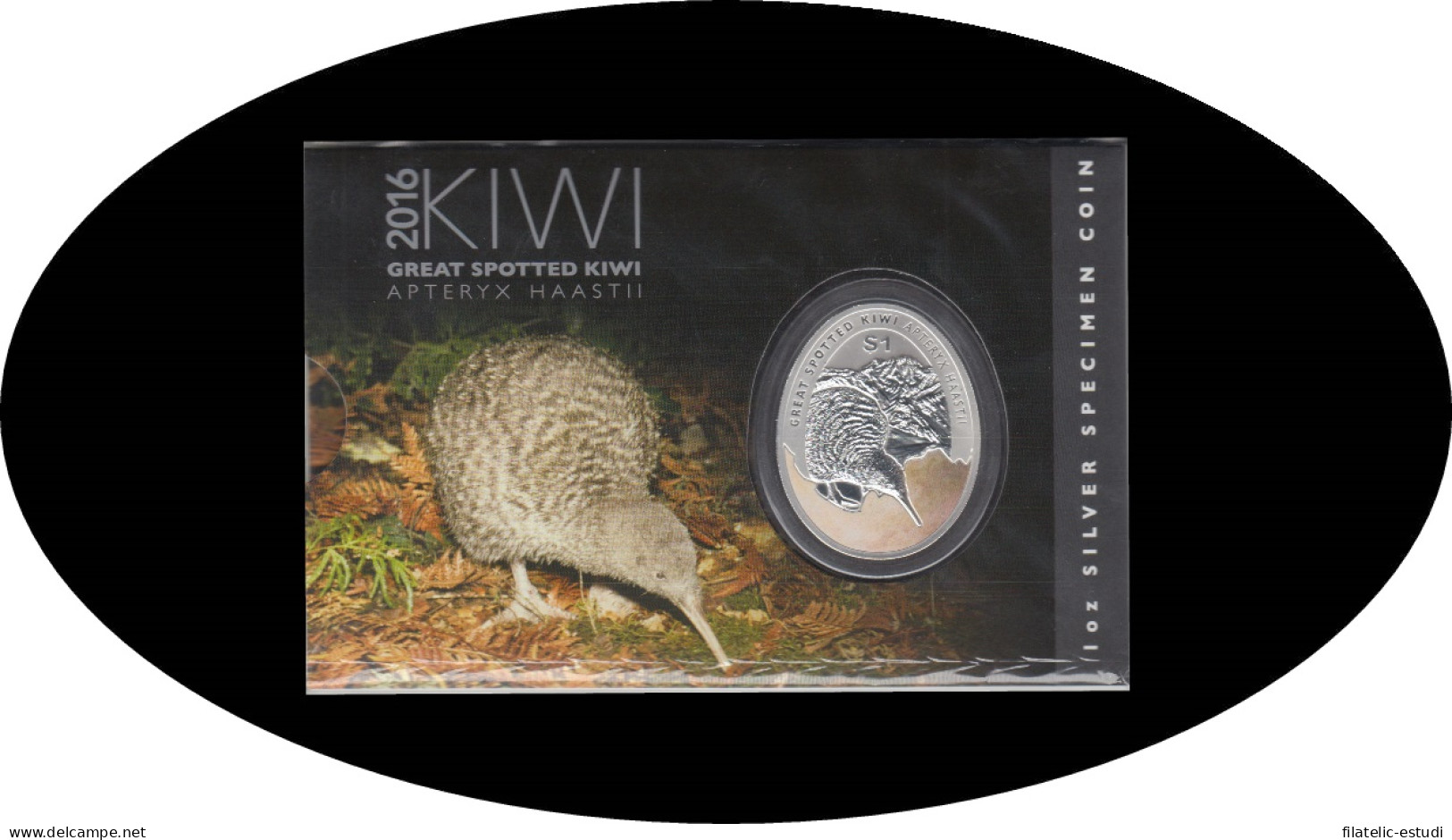 Nueva Zelanda 2016 1 Onza 1$  Kiwi EGG Plata - Autres & Non Classés