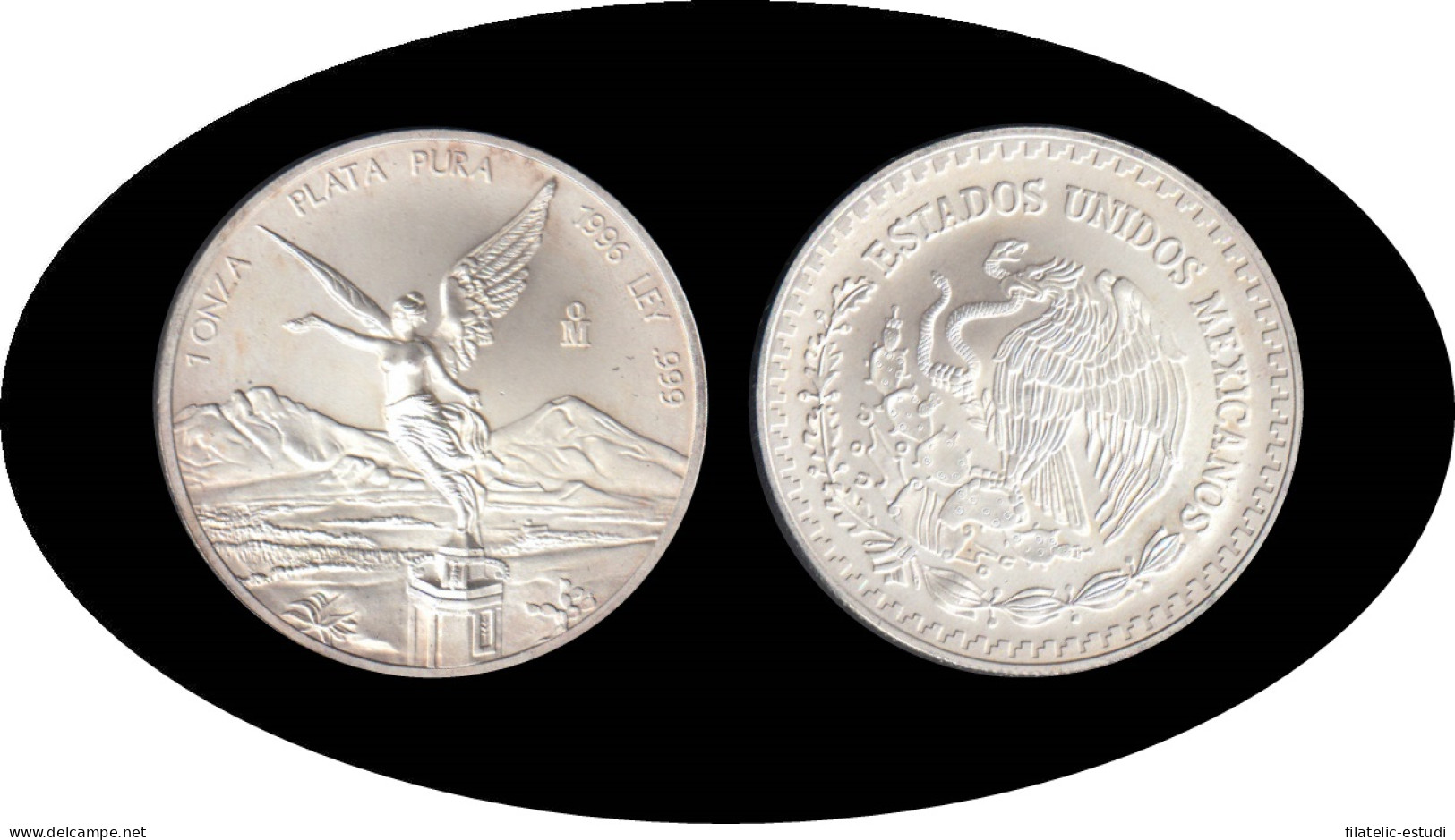 Méjico Mexico 1996 1 Onza Libertad Liberty Plata Silver Ag - Otros & Sin Clasificación