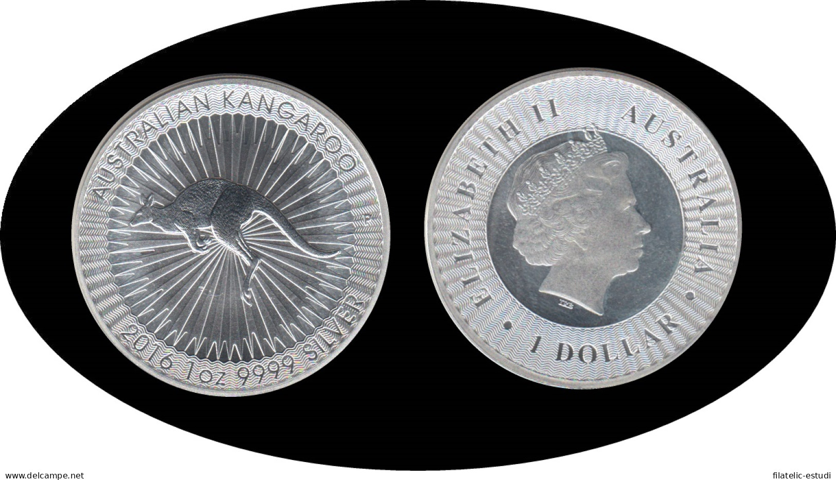 Australia 2016 1 Onza 1 Dólar Canguro  Plata - Andere & Zonder Classificatie