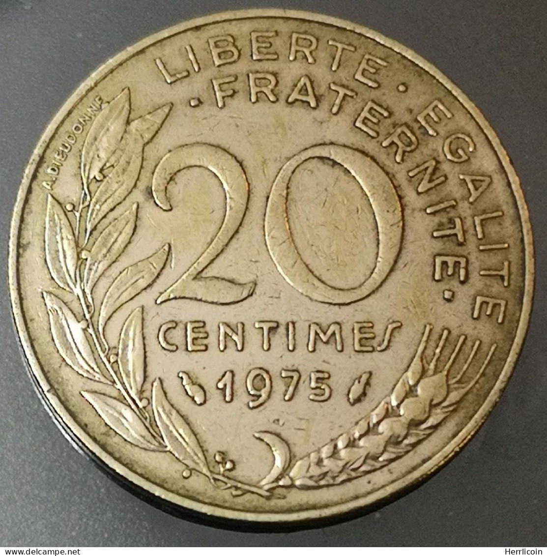 Monnaie France - 1975 - 20 Centimes Marianne Cupro-aluminium - 20 Centimes