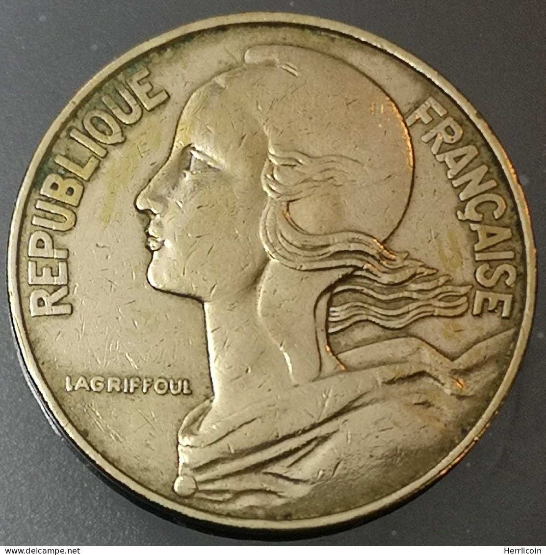 Monnaie France - 1975 - 20 Centimes Marianne Cupro-aluminium - 20 Centimes