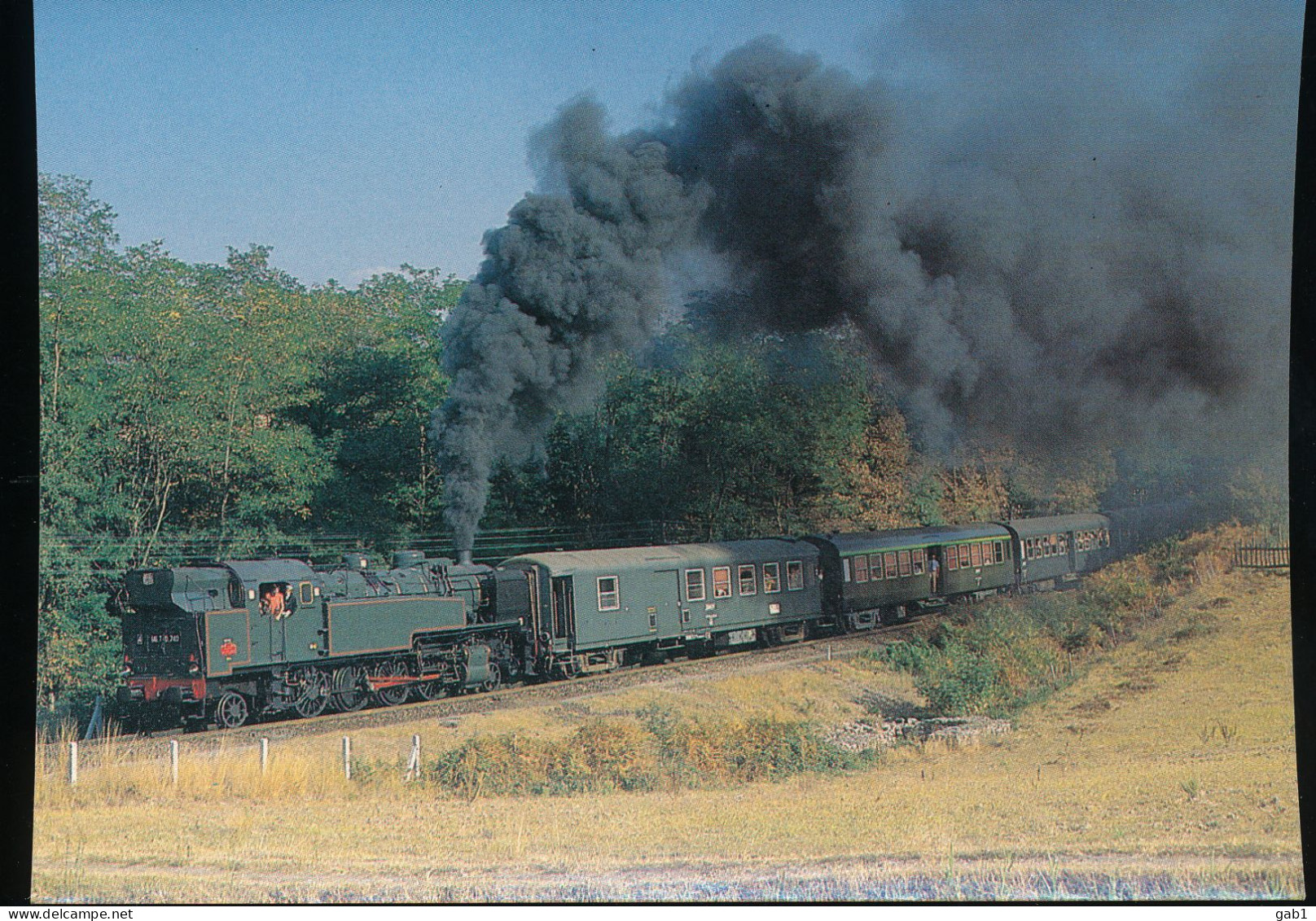 TRAINS ---  141 TD 740 Le GARRIC Sept 85 - Eisenbahnen