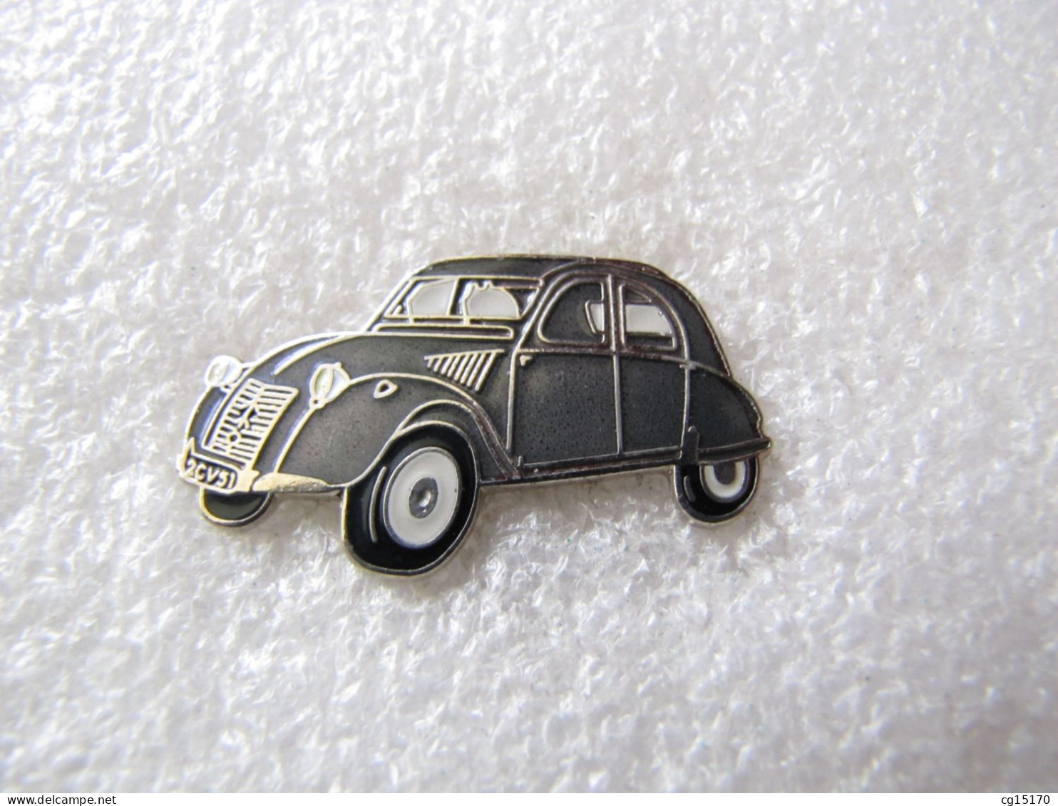 PIN'S    CITROËN 2 CV   Email Grand Feu  DÉMONS Et MERVEILLES - Citroën