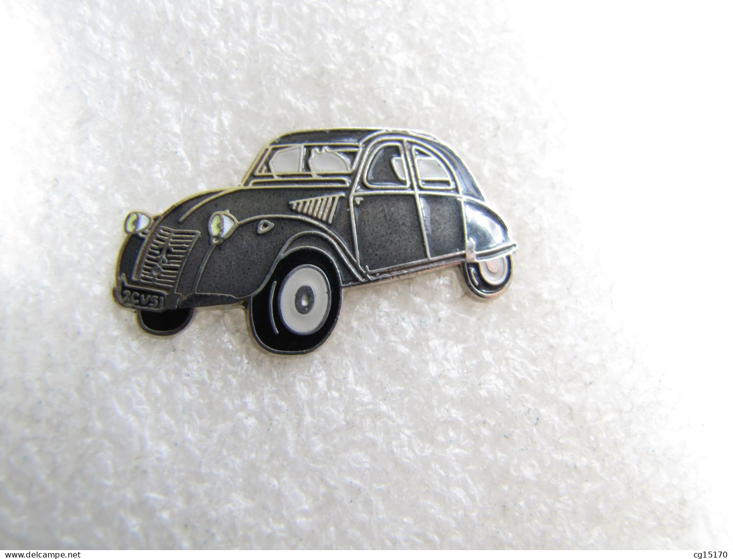 PIN'S    CITROËN 2 CV   Email Grand Feu  DÉMONS Et MERVEILLES - Citroën