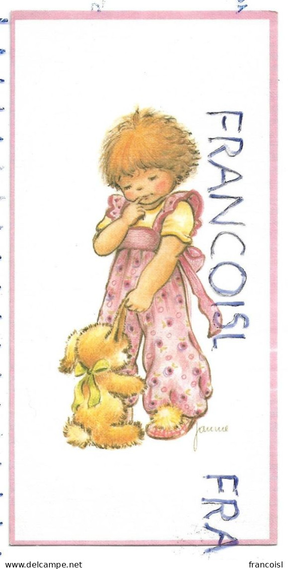 Petite Fille Et Nounours Par Jeannie - Escenas & Paisajes