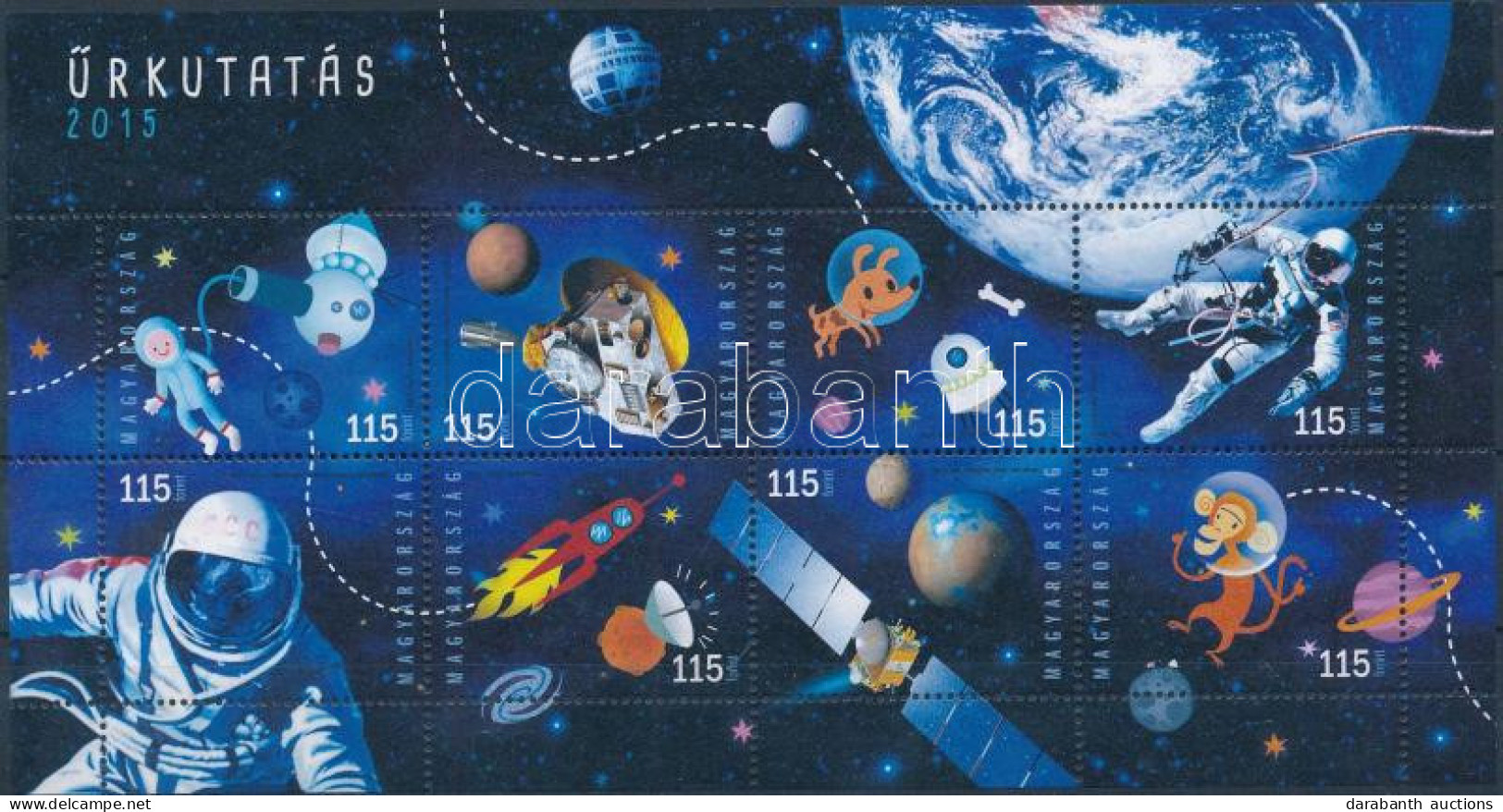 ** 2015 Űrkutatási évfordulók, Események Blokk (Névérték: 920) (4.500) - Sonstige & Ohne Zuordnung