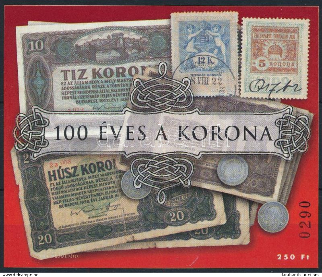 ** 2000 100 éves A Korona Emlékív - Other & Unclassified