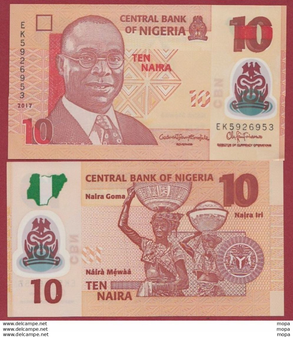 Nigéria 10 Naira 2017 ---UNC (471) - Nigeria