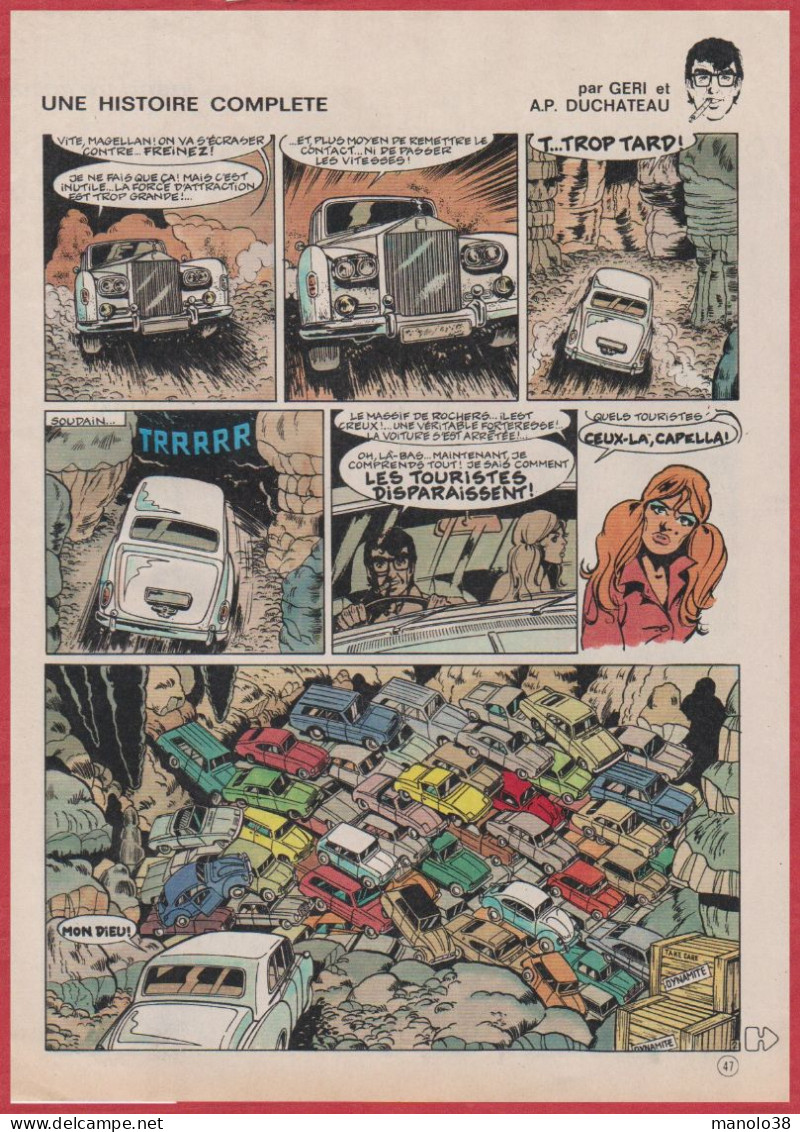 Mr Magellan. Bande Dessinée. BD. Par Geri Et AP Duchateau. Une Histoire Complète En 6 Planches. 1975. - Sammlungen