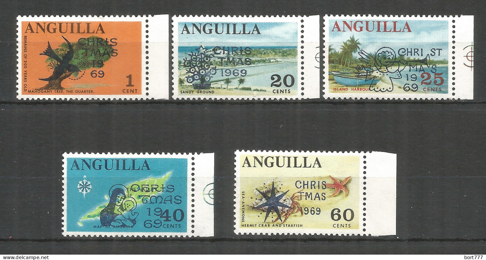 Anguilla 1969 Mint Stamps MNH (**) Set - Anguilla (1968-...)