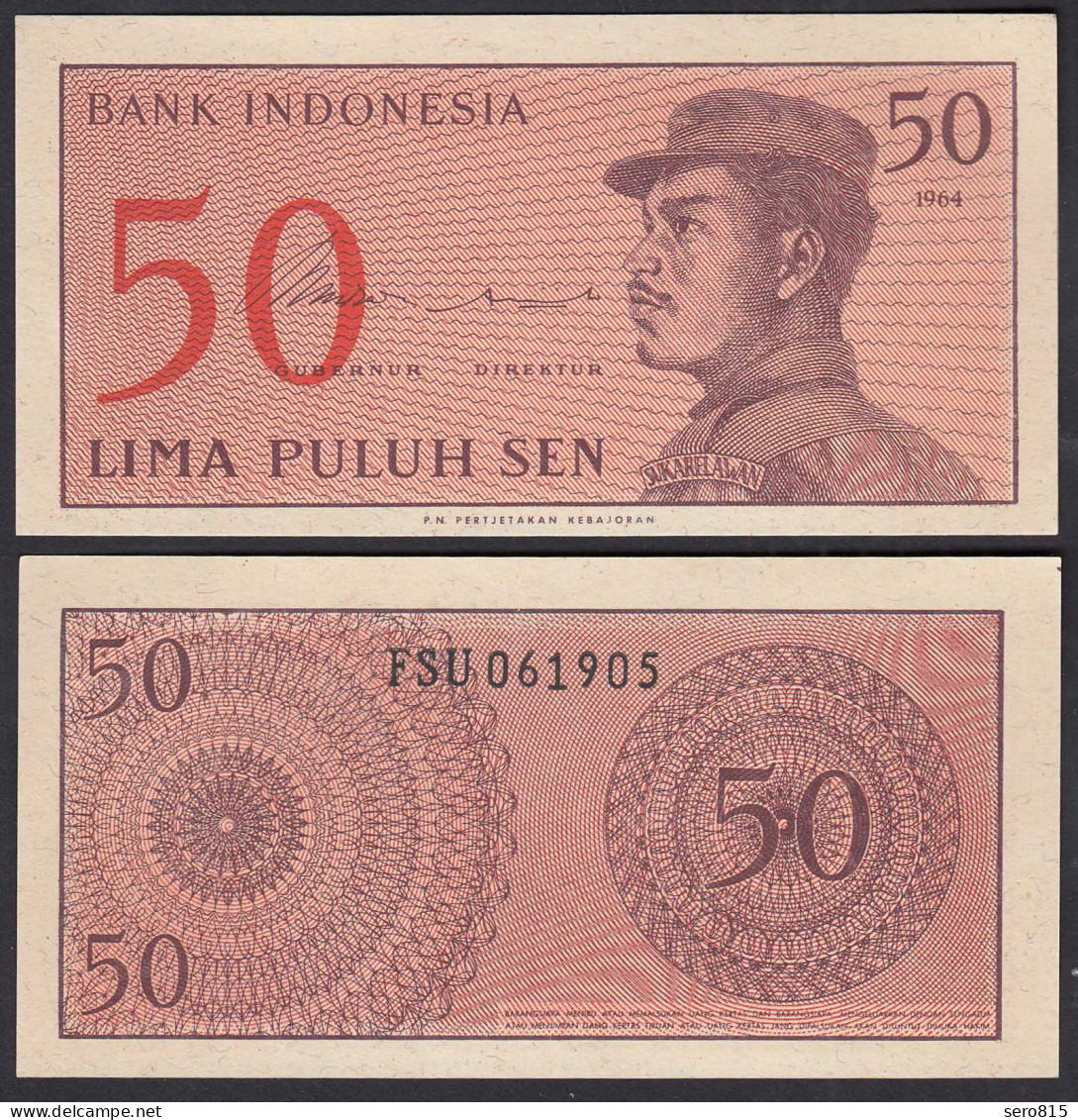 Indonesien - Indonesia 50 Sen 1964 Pick 94 UNC   (31665 - Sonstige – Asien