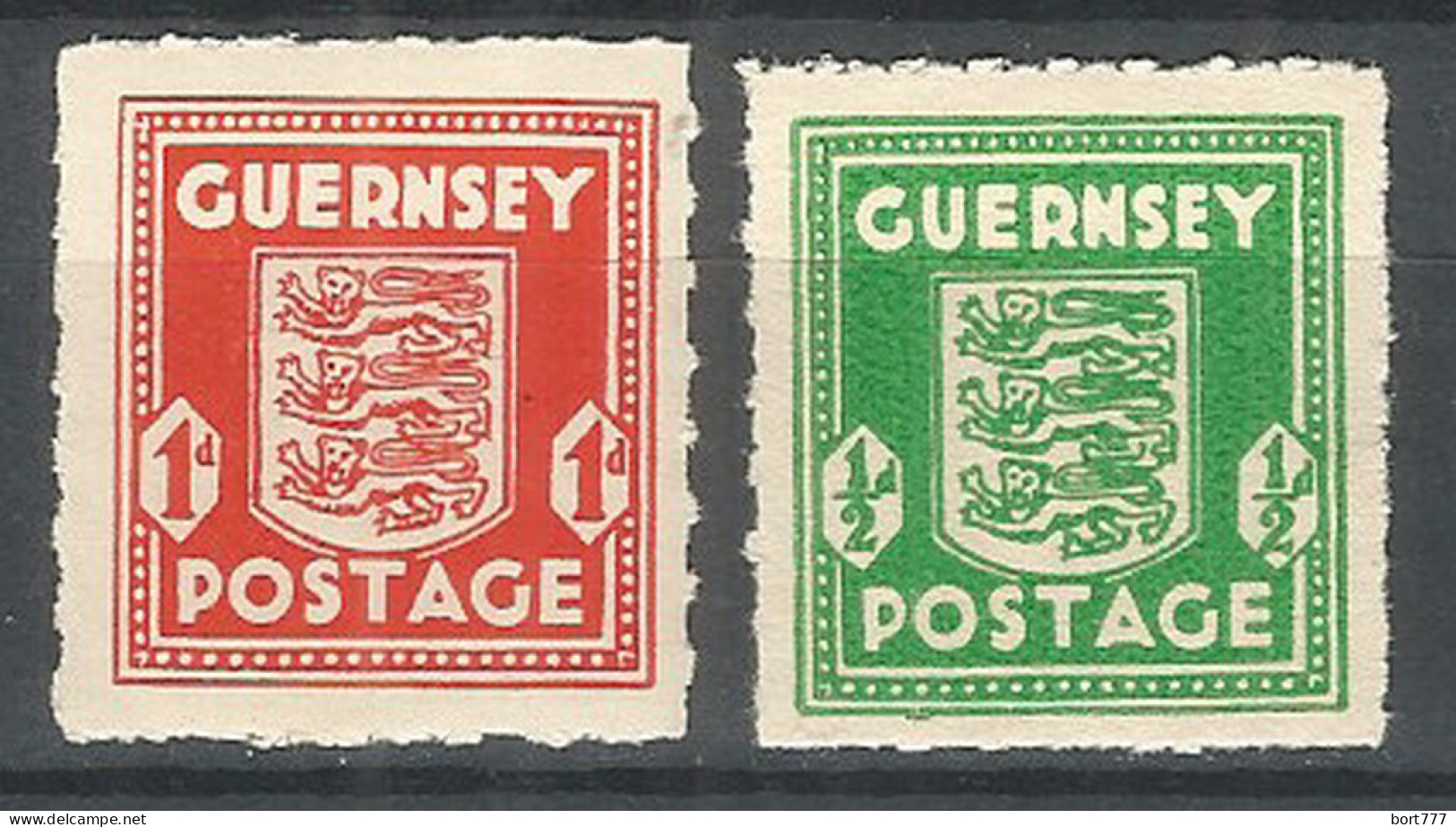 Guernsey 1941 Year, Mi.# 1-2, MNH(**) - Verzamelingen
