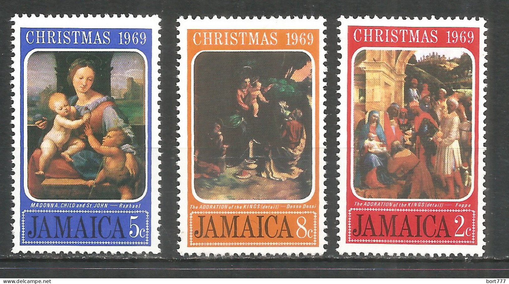 Jamaica 1969 Year , Mint Stamps MNH (**) Christmas - Giamaica (1962-...)