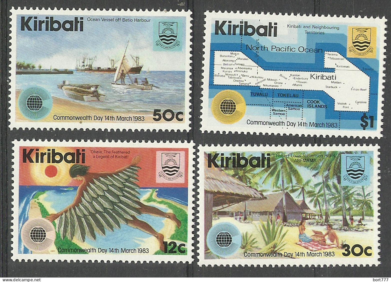 Kiribati 1983 Year ,mint Stamps MNH(**) Set - Kiribati (1979-...)