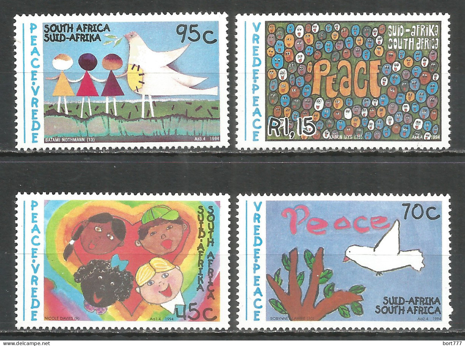 SOUTH AFRICA 1994 Mint Stamps MNH (**) Children - Ungebraucht