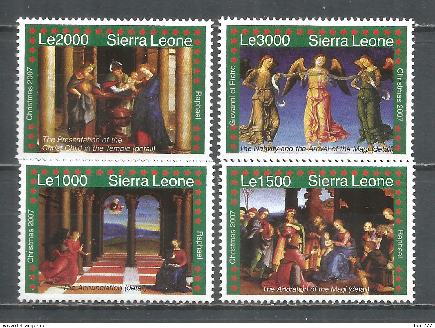 Sierra Leone 2007 Mint Stamps MNH (**) Religions - Cristianismo