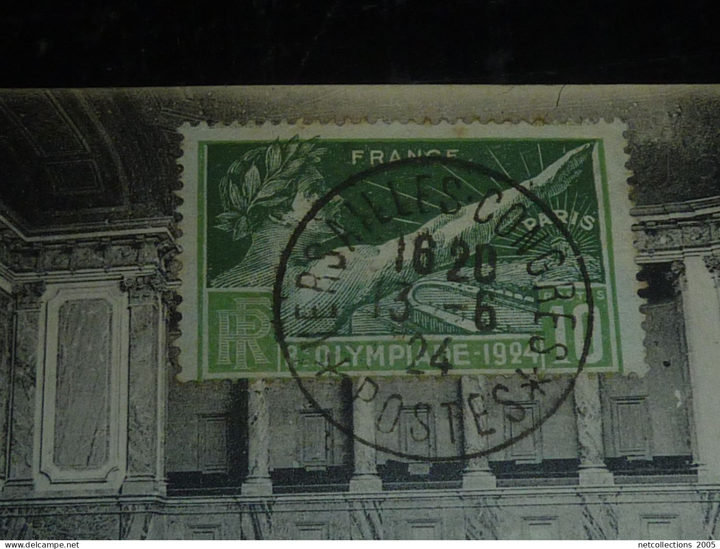 TIMBRE JEUX OLYMPIQUE 1924 N°183 OBLITERE " VERSAILLES CONGRES 13-6-24 POSTES " (20/09) - Brieven En Documenten