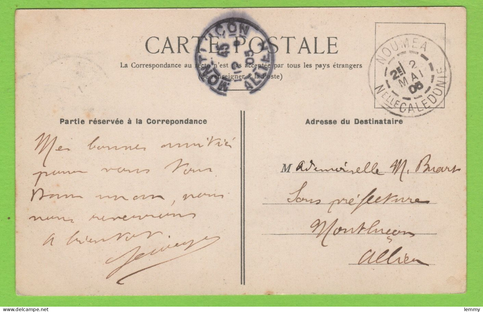 NOUVELLE CALÉDONIE - THIO - LA RADE - APPONTEMENT - 1905 - Nouvelle Calédonie