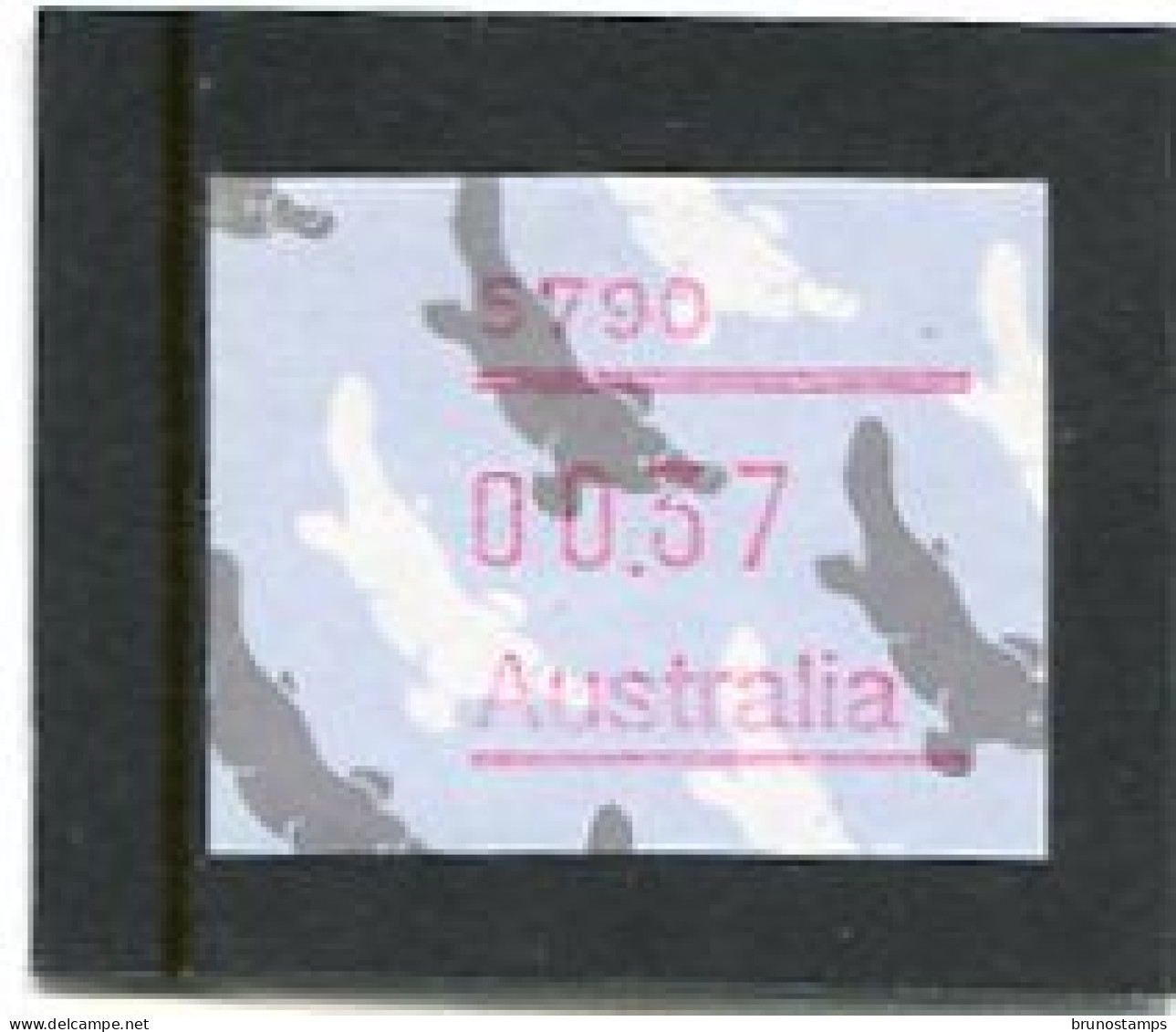 AUSTRALIA - 1987  37c  FRAMA  PLATYPUS  POSTCODE  5790 (DARWIN)  MINT NH - Viñetas De Franqueo [ATM]