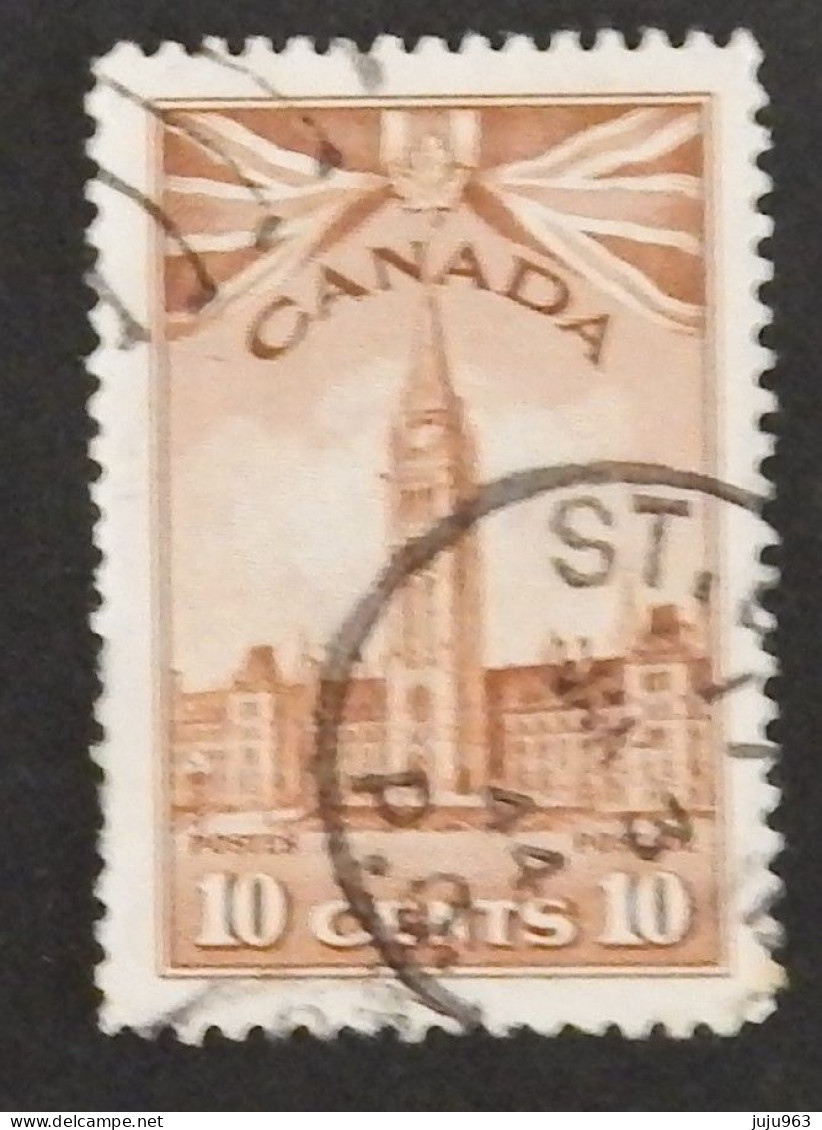 CANADA YT 213 OBLITÉRÉ "LE PARLEMENT" ANNÉES 1943/1948 - Used Stamps