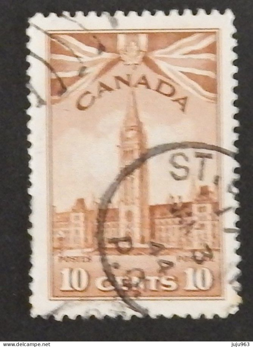 CANADA YT 213 OBLITÉRÉ "LE PARLEMENT" ANNÉES 1943/1948 - Oblitérés