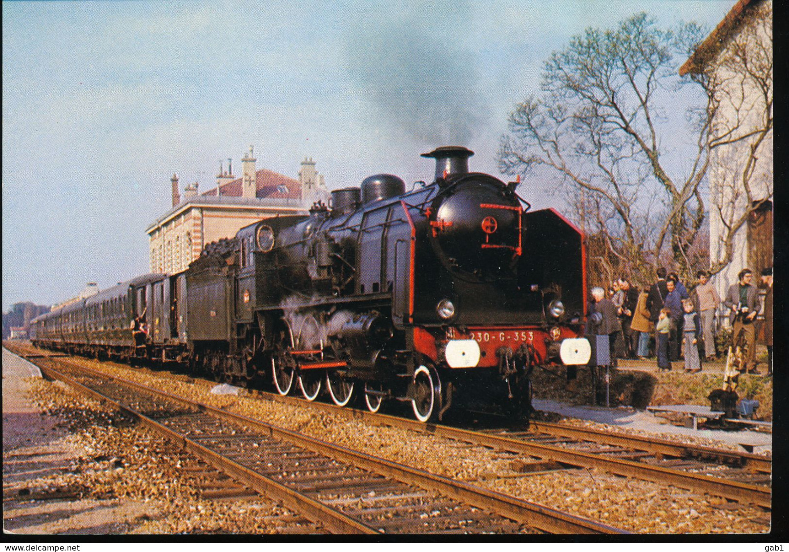 TRAINS ---  ( C.O.P.E.F. )N° 056 -- Train Special Du 24 Mars 1973 --- Locomotive 230 230 G 353 - Eisenbahnen