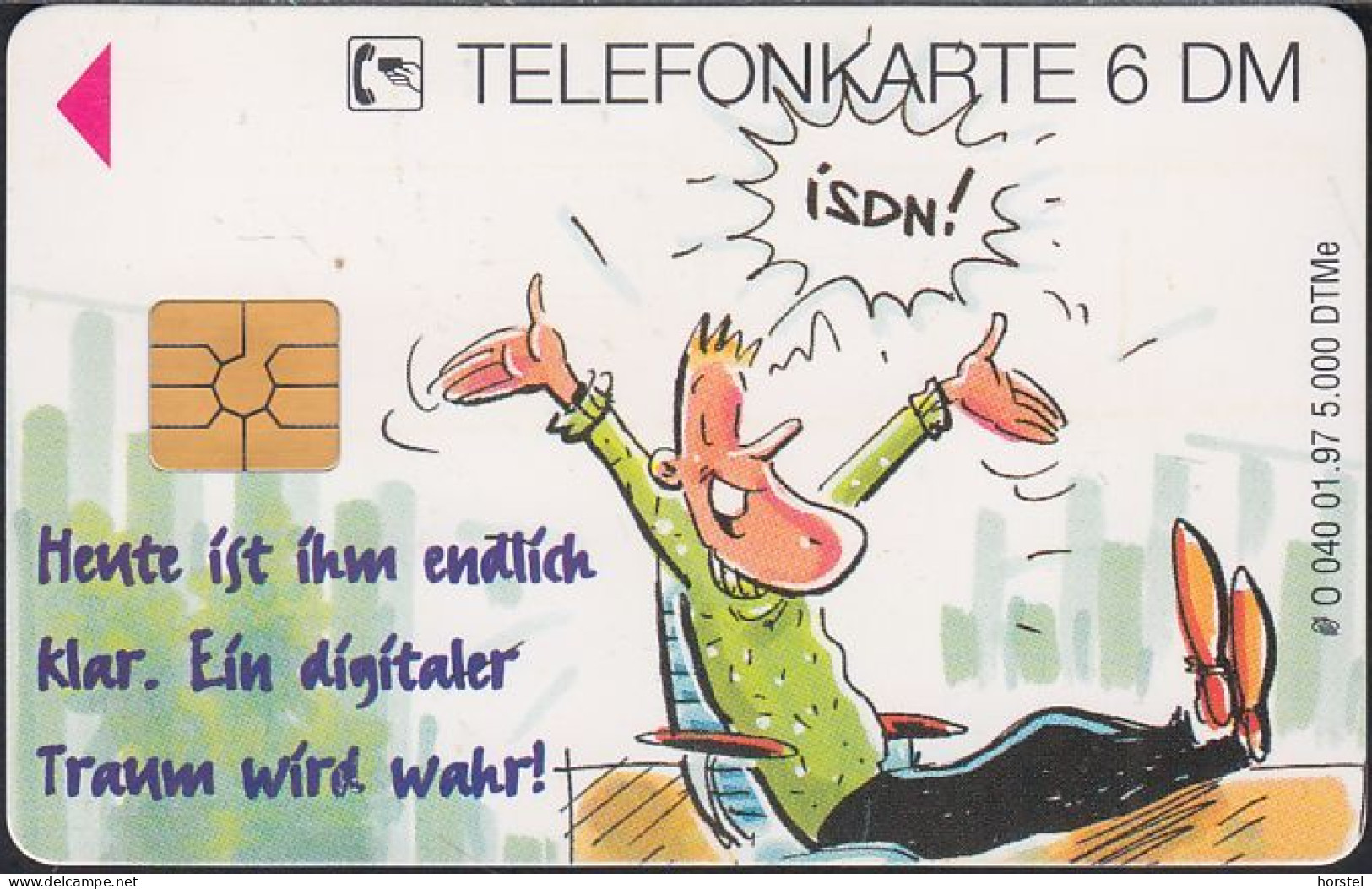 GERMANY O040/97 Elektro Beckhoff - Comic: ISDN - O-Serie : Serie Clienti Esclusi Dal Servizio Delle Collezioni