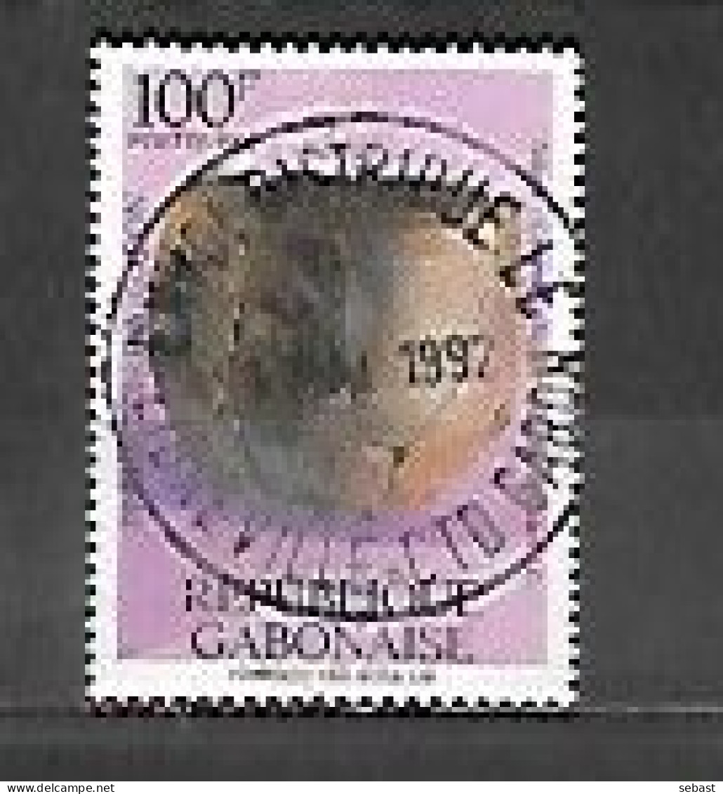 TIMBRE OBLITERE DU GABON DE 1992 N° MICHEL  1103 - Gabón (1960-...)