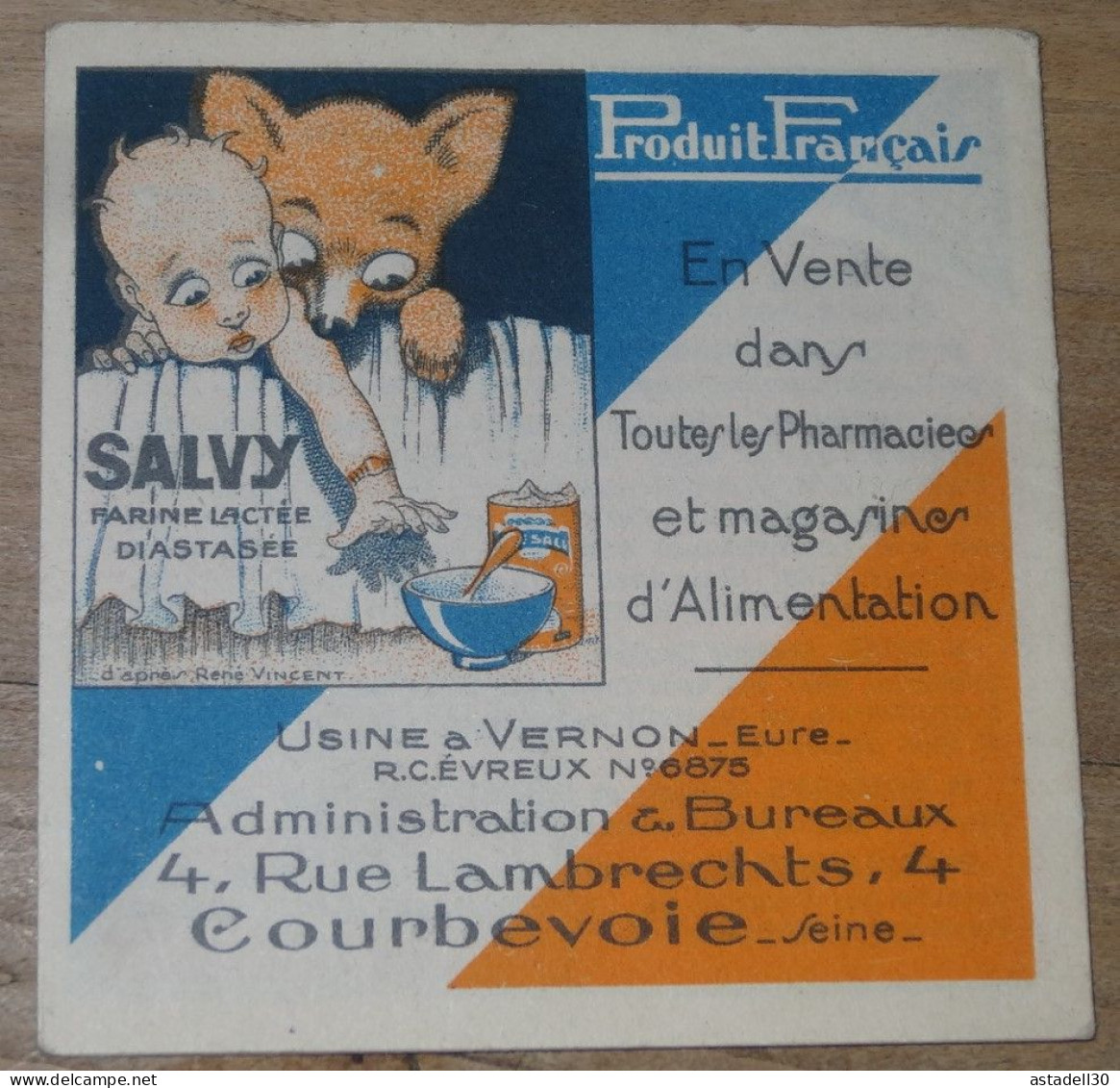 Dépliant Publicitaire BANANIA, Farine SALVY ................ E3-73 - Publicités