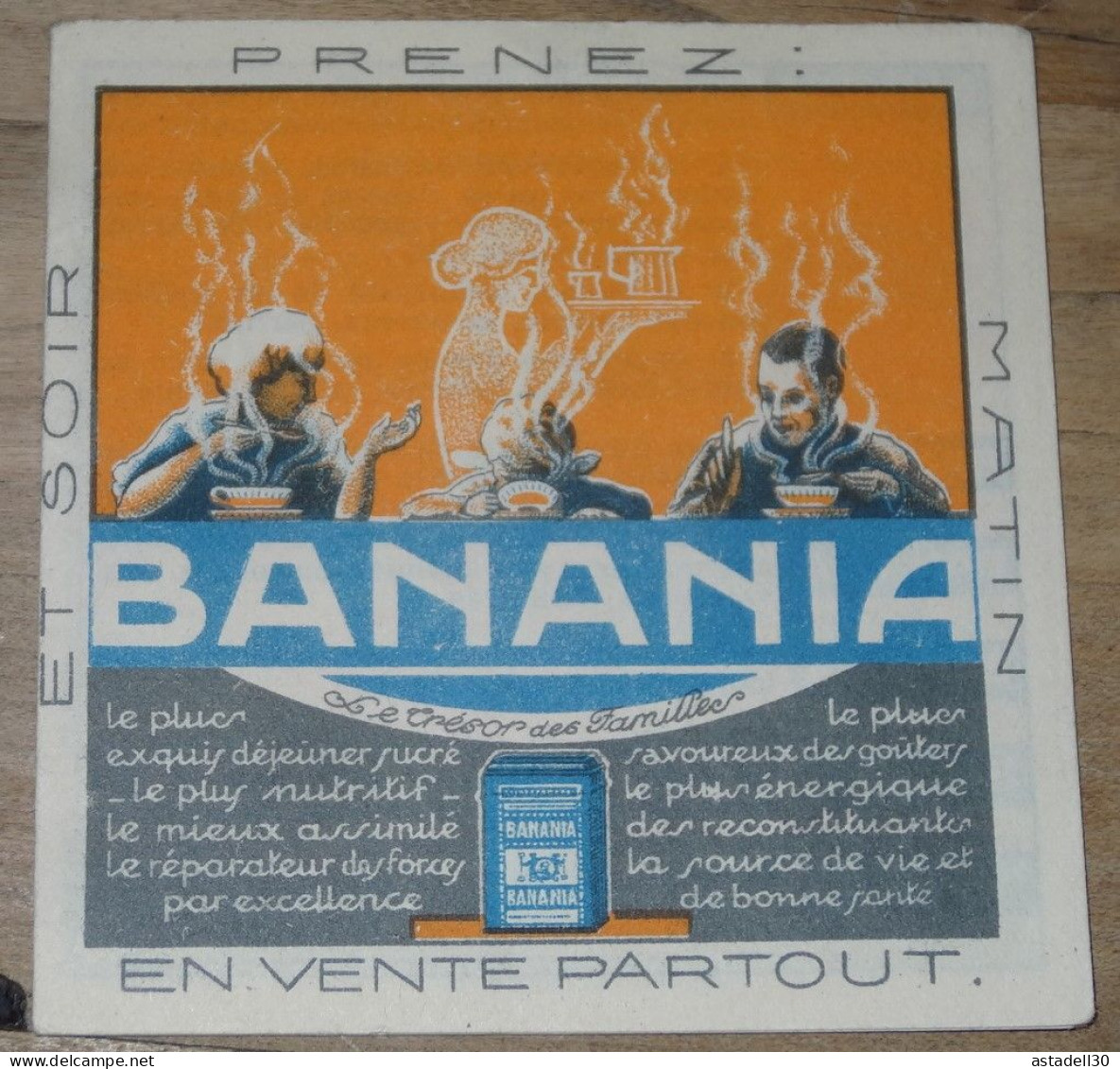 Dépliant Publicitaire BANANIA, Farine SALVY ................ E3-73 - Werbung