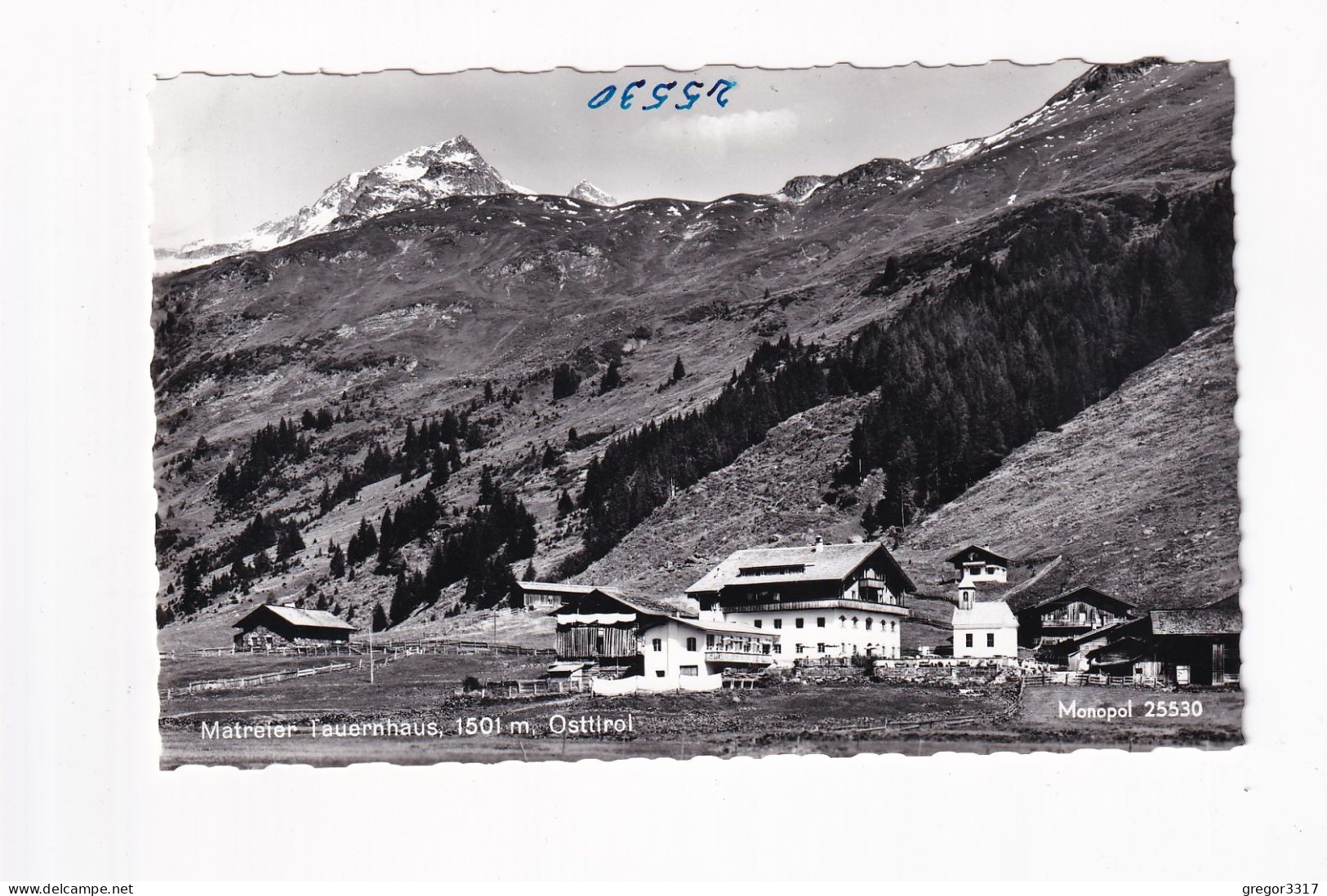 E6112) MATREIER TAUERNHAUS - Osttirol - Matrei Toille S/W FOTO AK - Matrei In Osttirol